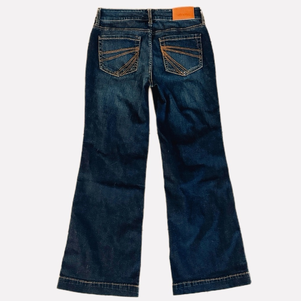 Shyanne Like New Mid Rise Trouser Jeans in Dark Wash Size 29 - Picture 4 of 6